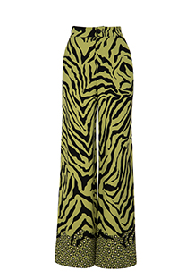 Pantalone širokih nogavica u zebra dezenu Tiffany Production