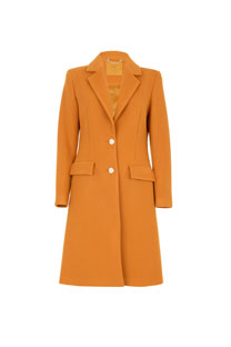 Ženski kaput sa kragnom i kopčanjem dugmićima Tiffany Production