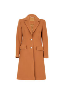 Ženski kaput sa kragnom i kopčanjem dugmićima Tiffany Production