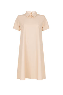 Haljina A kroja sa kragnom i brošem Tiffany Production