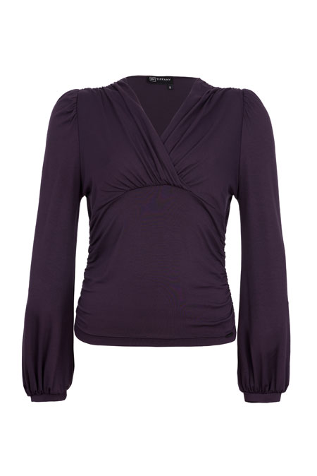 Ženska majica dugih rukava sa V izrezom Tiffany Production