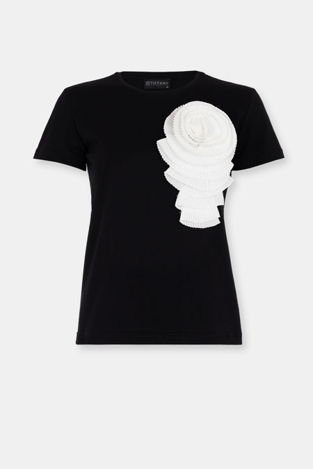 Majica sa dekorativnim detaljem Tiffany Production