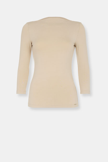 Majica od viskoze sa 3/4 rukavima Tiffany Production