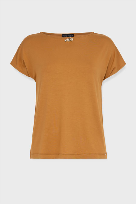 Viskozna majica opuštenog kroja Tiffany Production