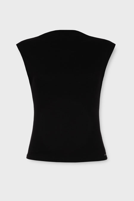 Tiffany Production Minimalistička viskozna majica bez rukava