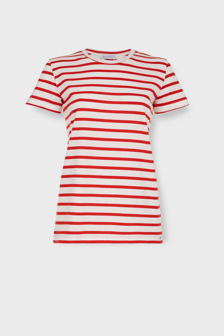 Pamučna majica sa prugama – klasičan kroj Tiffany Production