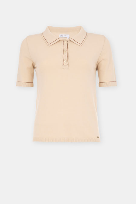 Tiffany Production Pletena polo majica