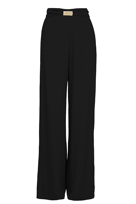 Viskozne pantalone sa metalnim detaljem Tiffany Production