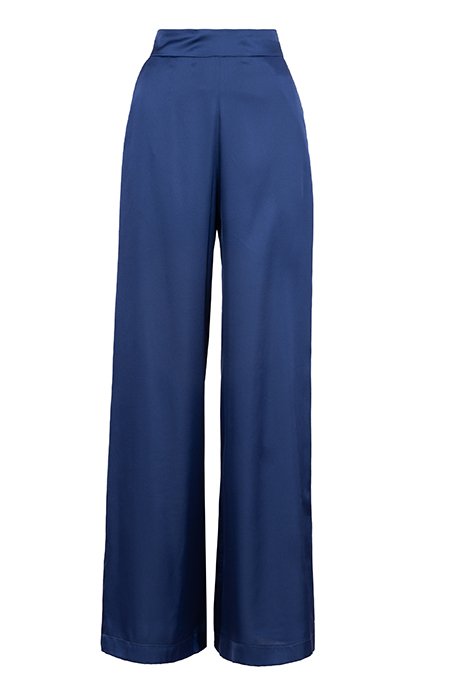 Jednobojne pantalone širokih nogavica  Tiffany Production