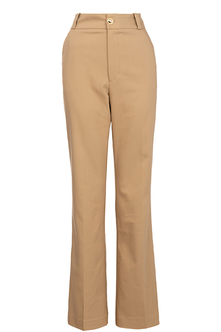 Tiffany Production Ženske zvonaste pantalone visokog struka sa džepovima