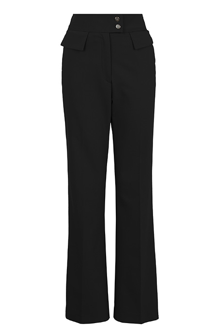Tiffany Production Elegantne zvonaste pantalone visokog struka 