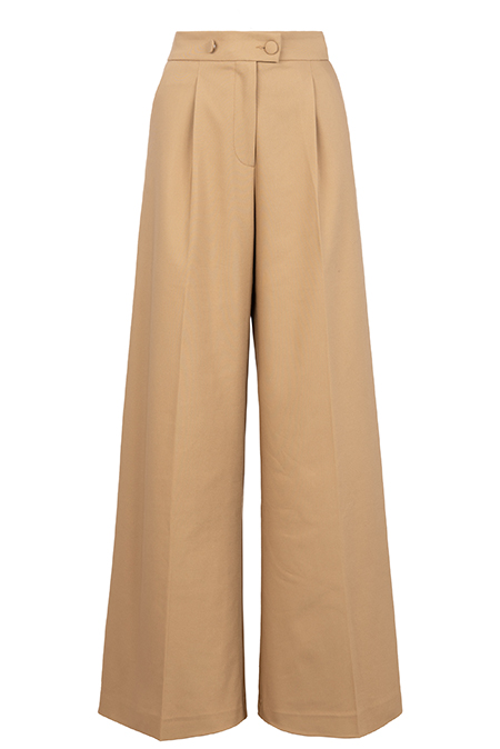 Tiffany Production Ženske pantalone širokih nogavica sa ušicima