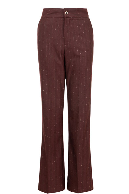 Ženske zvonaste pantalone sa svetlucavim nitima Tiffany Production