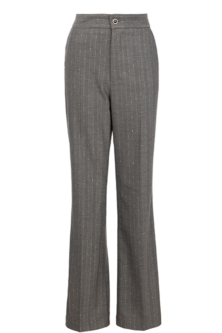Tiffany Production Ženske zvonaste pantalone sa svetlucavim nitima