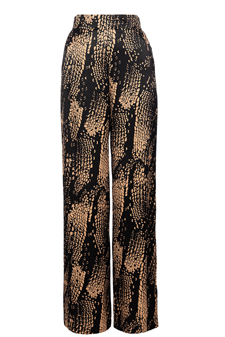 Tiffany Production Ženske pantalone širokih nogavica sa bočnim rajsferšlusom