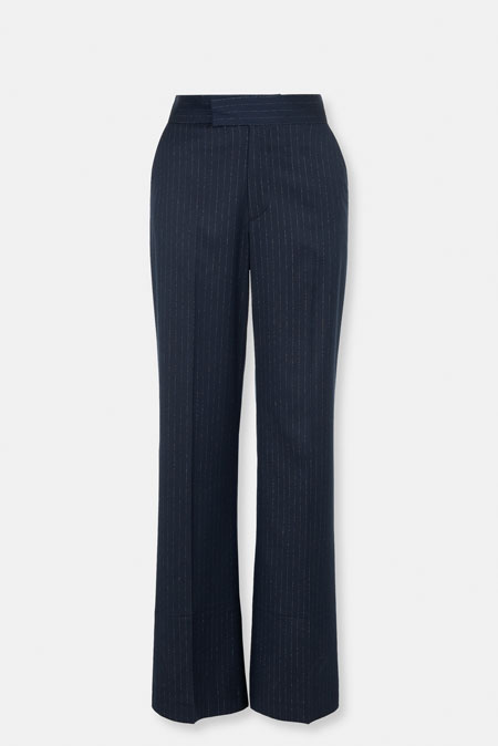 Elegantne pantalone sa diskretnim lame prugama Tiffany Production