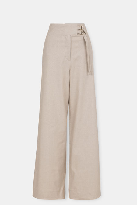 Tiffany Production Pantalone sa širokim pojasom