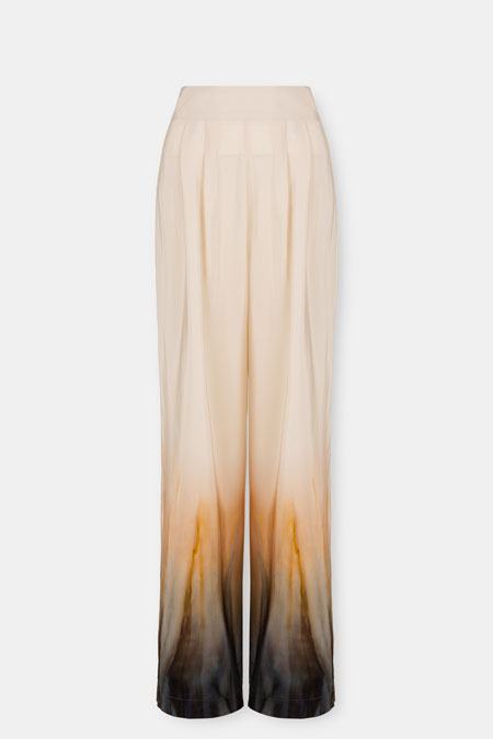 Pantalone širokih nogavica sa ombre efektom Tiffany Production