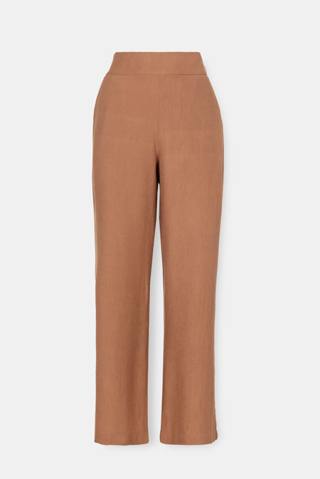 Lepršave pantalone širokog kroja Tiffany Production
