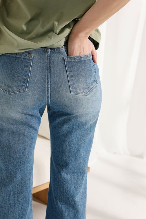 Ženske farmerke flare kroja Tiffany Production