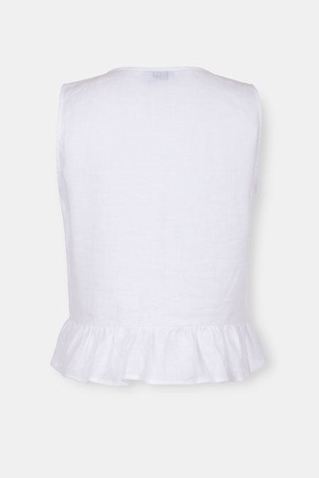 Lanena bluza bez rukava Tiffany Production