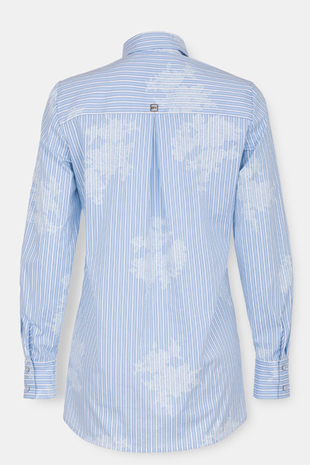 Košulja sa prugama i cvetnim dezenom Tiffany Production