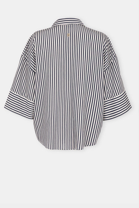 Oversize prugasta košulja Tiffany Production
