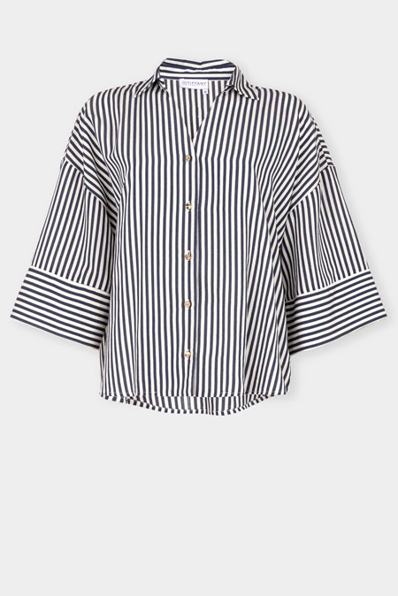 Oversize prugasta košulja Tiffany Production