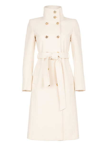 Ženski kaput sa visokom kragnom i kaišem Tiffany Production