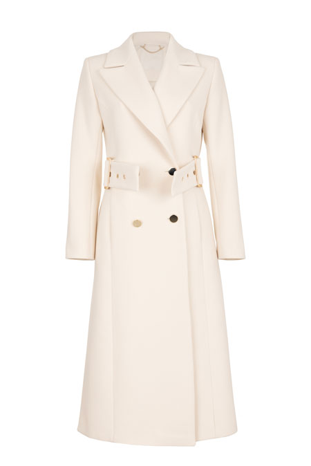 Elegantni dugi kaput sa zlatnim detaljima Tiffany Production