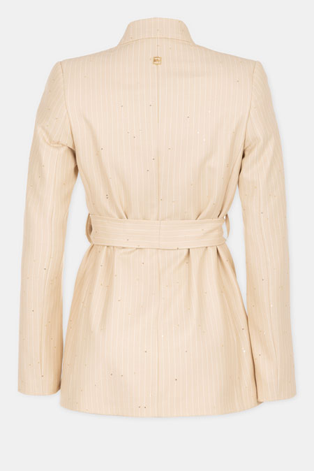 Elegantni sako sa prugama i svetlucavim detaljima Tiffany Production