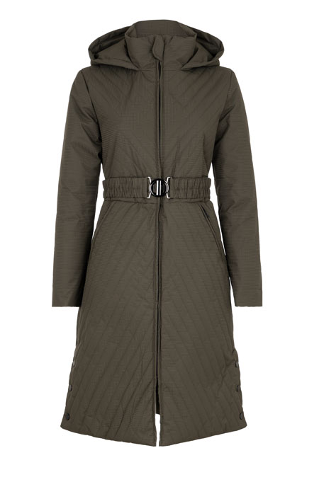 Prošivena jakna sa kapuljačom i kaišem Tiffany Production