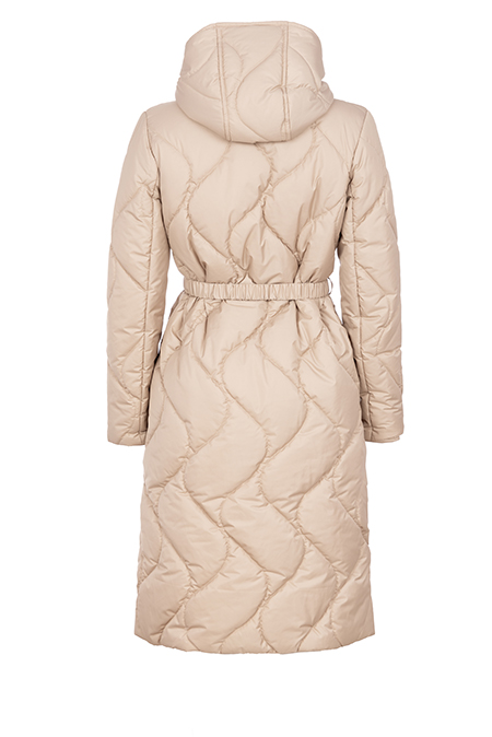 Prošivena midi jakna sa kapuljačom i kaišem Tiffany Production