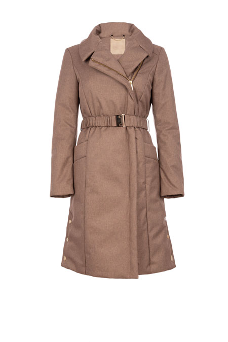 Jakna na preklop sa rajsferšlusom i pojasom Tiffany Production