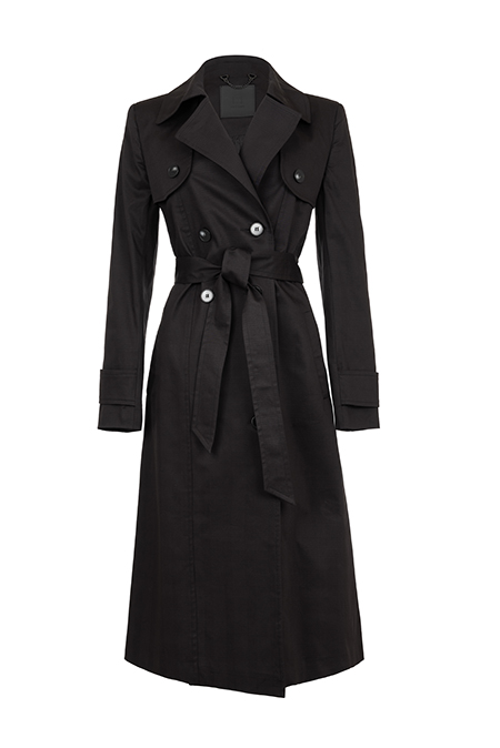 Ženski midi mantil sa kaišem i kopčanjem na preklop Tiffany Production