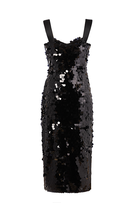 Elegantna midi haljina sa šljokicama Tiffany Production