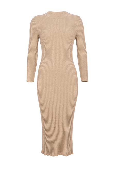 Trikotažna midi haljina dugih rukava Tiffany Production