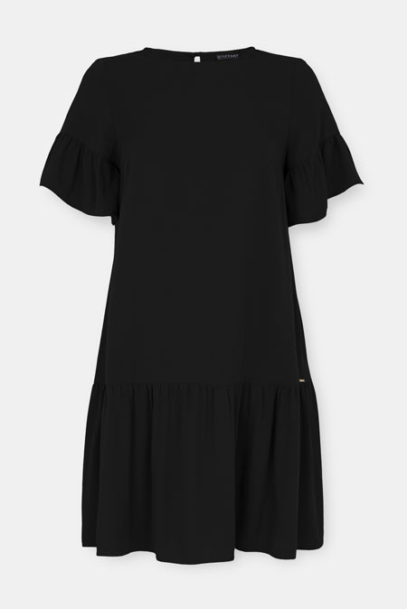 Kratka lepršava haljina sa karnerima Tiffany Production