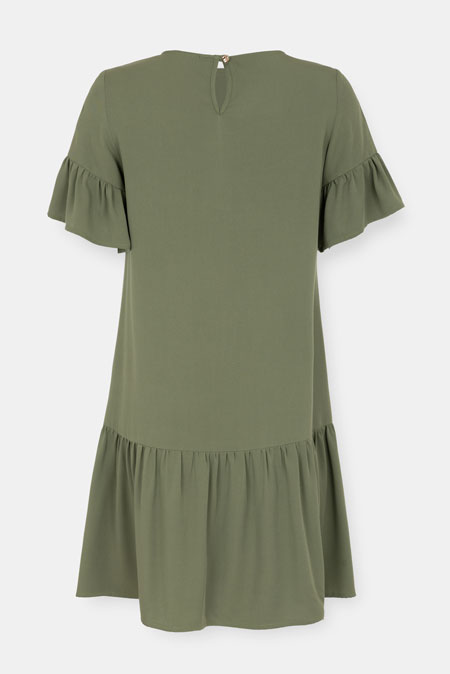 Kratka lepršava haljina sa karnerima Tiffany Production