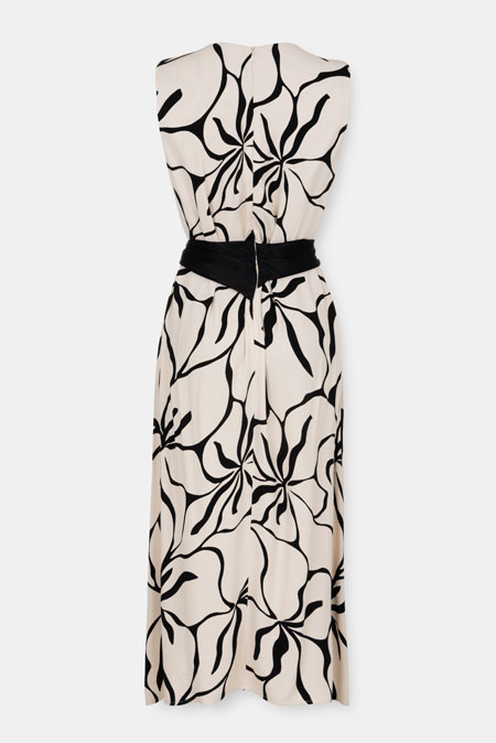 Haljina bez rukava sa naglašenim strukom Tiffany Production