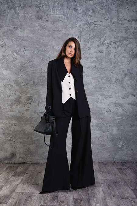 Kožna torba sa metalnom kopčom i kaišem koji se skida Tiffany Production