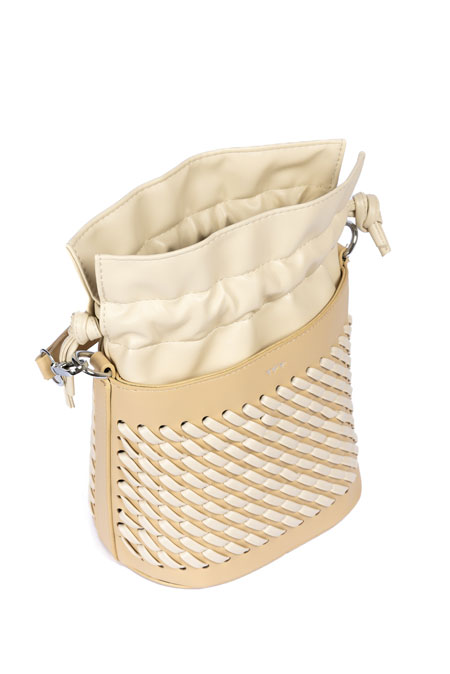 Bucket torba sa pletenim efektom Tiffany Production