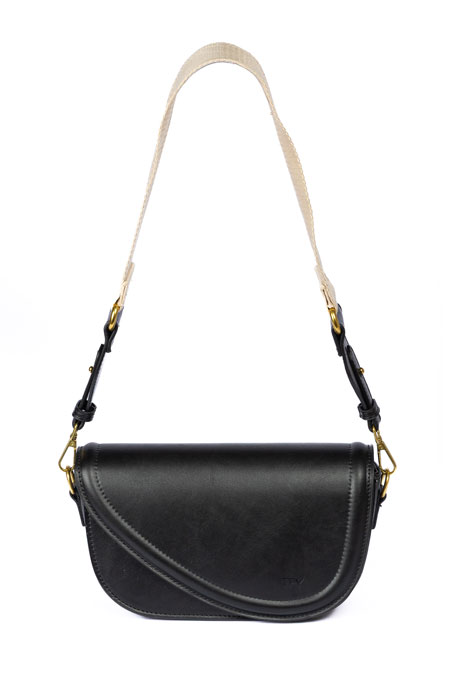 Crossbody torba sa asimetričnim preklopom Tiffany Production