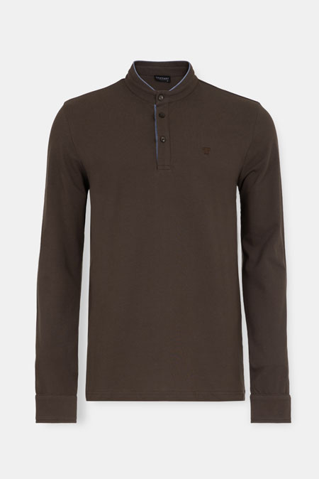 Tiffany Production Majica dugih rukava sa ruskom kragnom