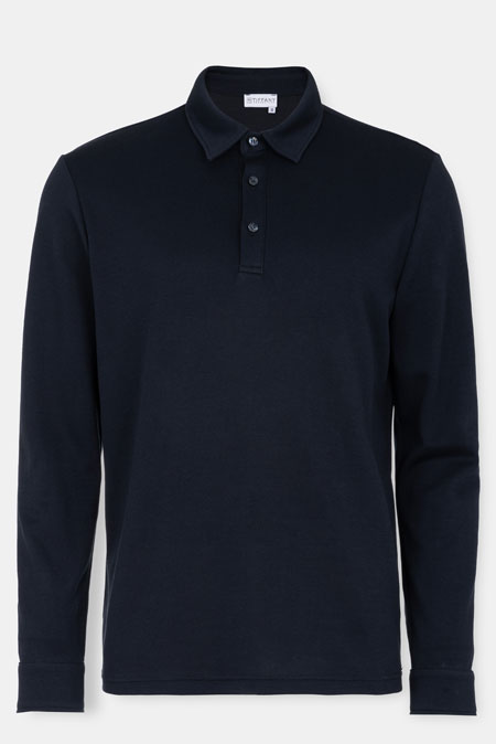 Teget polo majica dugih rukava Tiffany Production