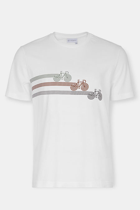 Tiffany Production Bela pamučna majica sa printom