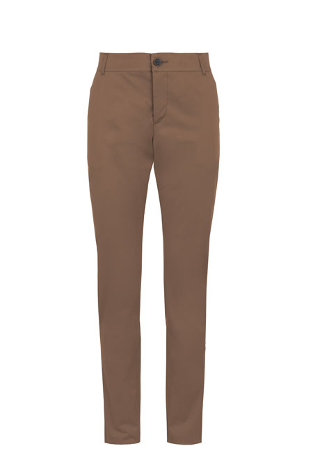 Tiffany Production Muške jednobojne pantalone od pamuka i elastina