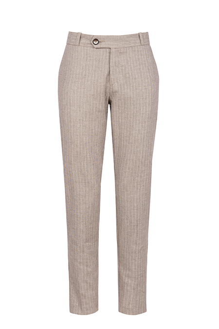 Muške prugaste pantalone slim kroja Tiffany Production