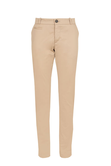 Tiffany Production Muške jednobojne pantalone uskog kroja