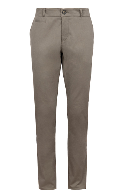 Tiffany Production Muške jednobojne pantalone uskog kroja